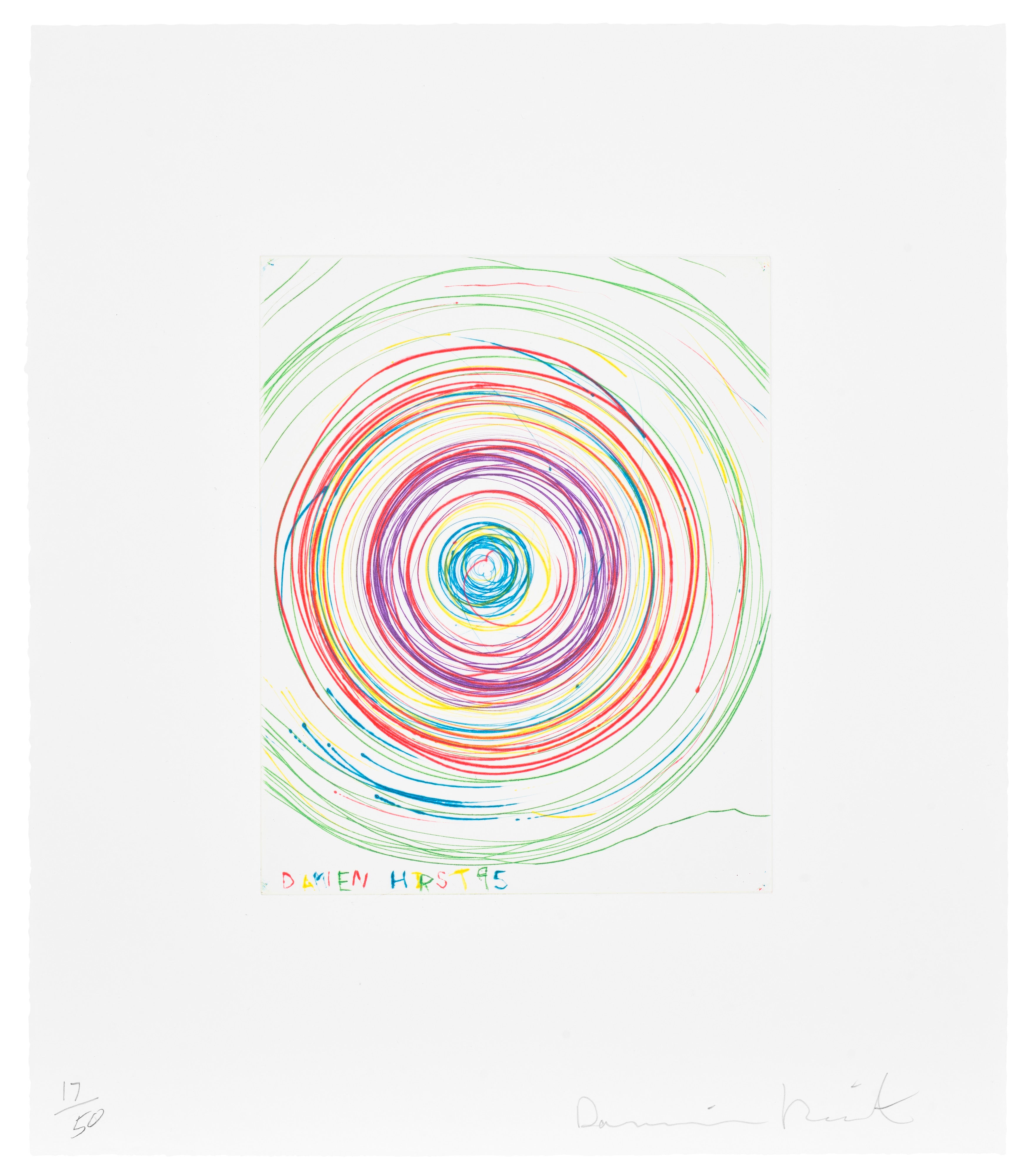 Beautiful Exotic Stretching Etchy Spinning Void Etching, from Stützmappe (Support Portfolio)