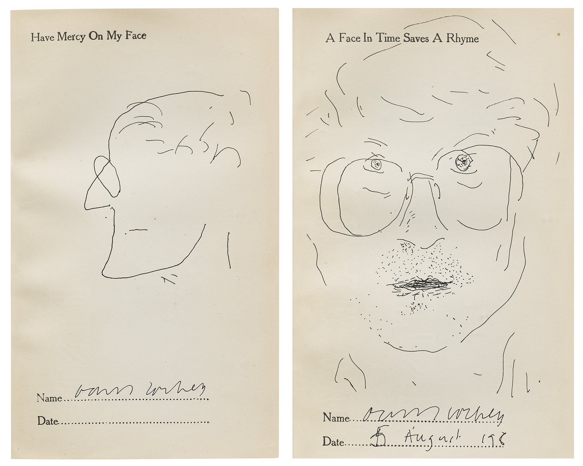 Two Self-Portraits