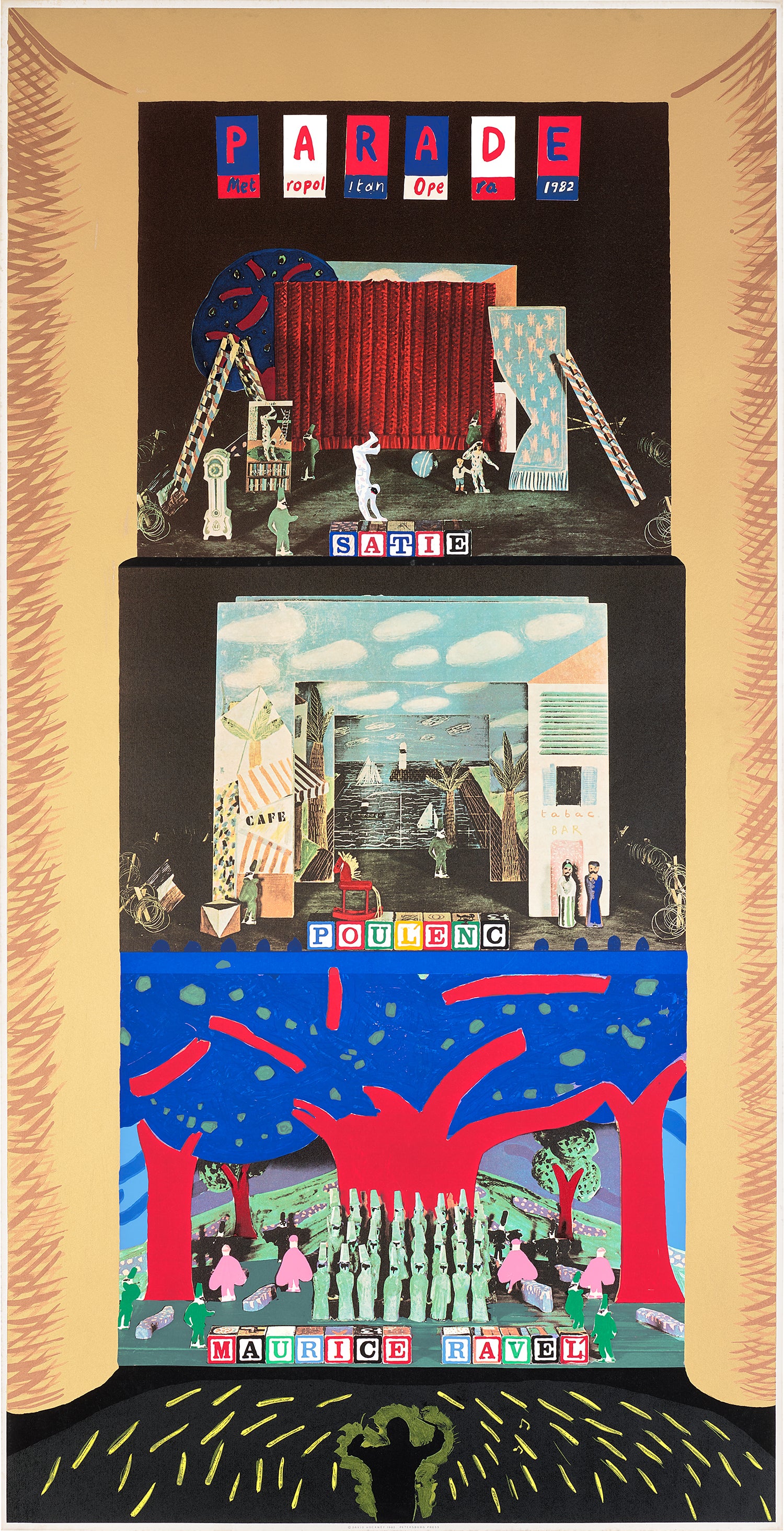 A French Triple Bill Poster (B. 109)