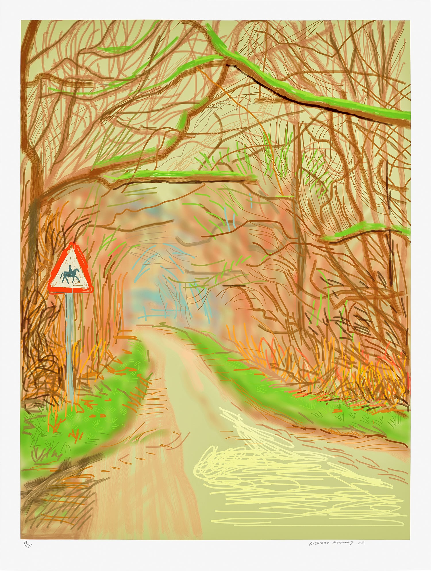 The Arrival of Spring in Woldgate, East Yorkshire in 2011