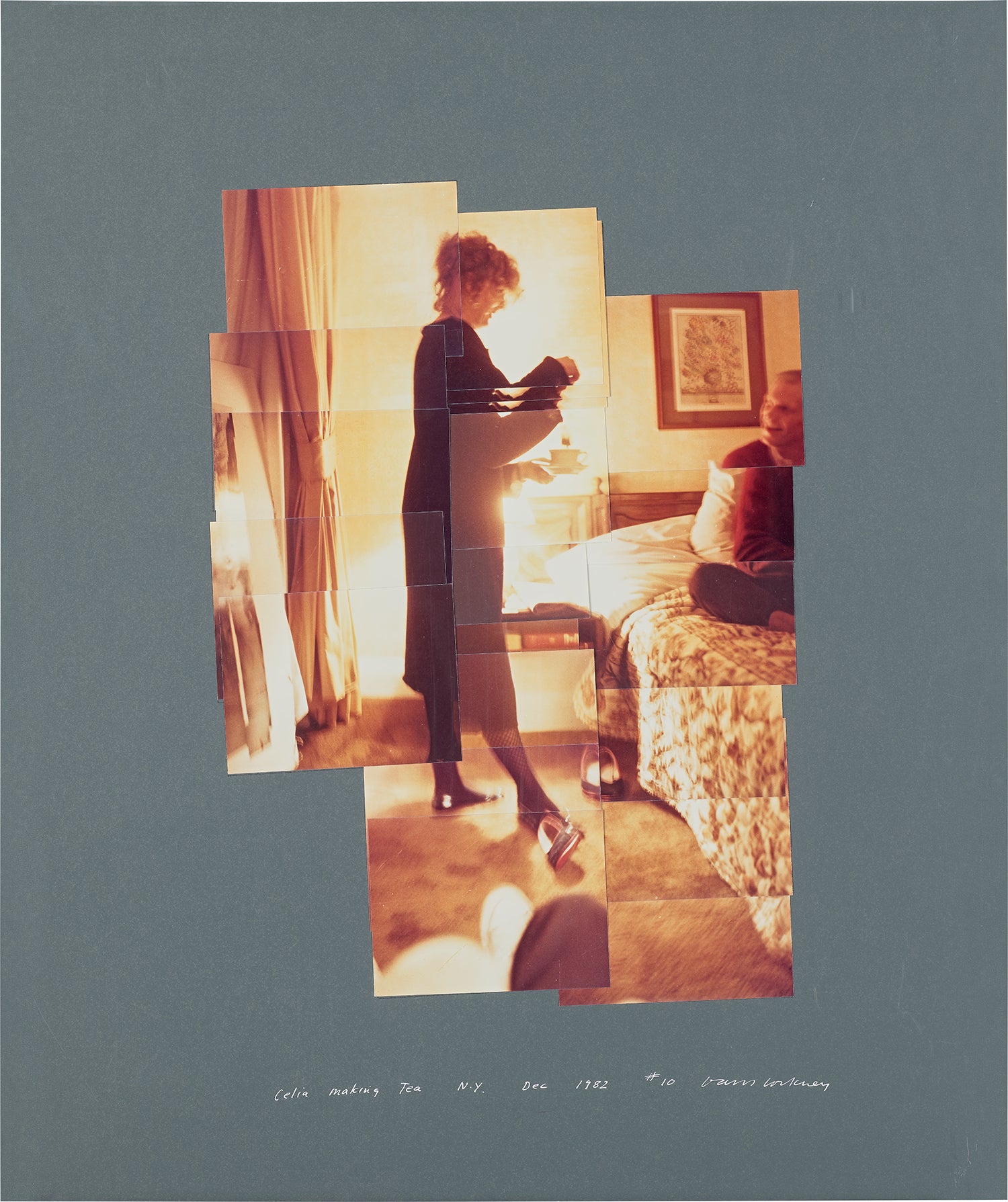 Celia Making Tea, N.Y., Dec. 1982