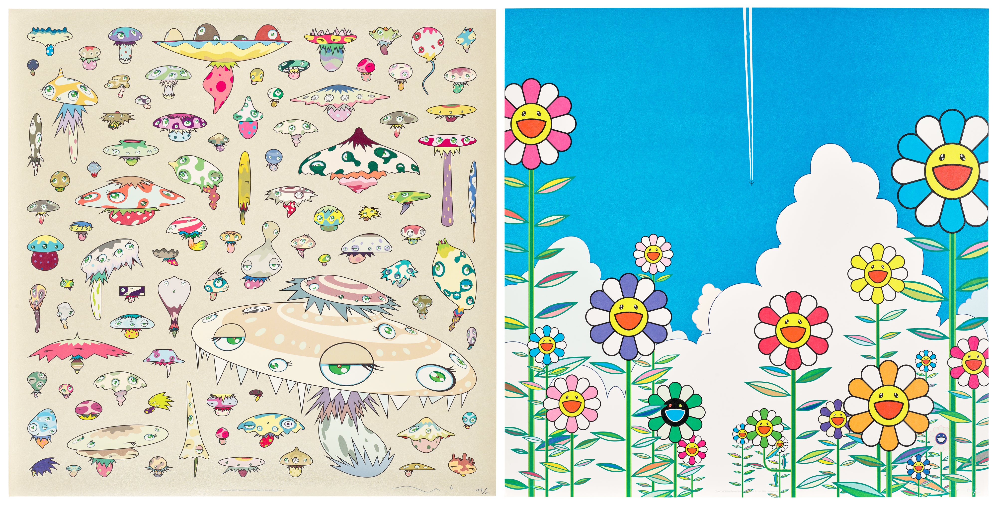 Takashi Murakami: 拍賣品，即將舉行的拍賣及過去拍賣成績