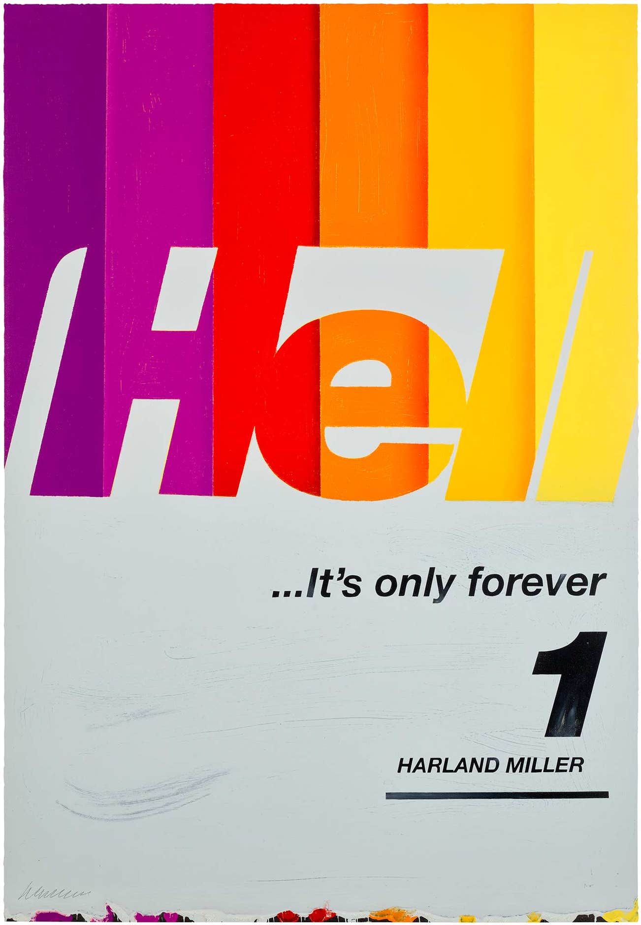 <p><strong>HARLAND MILLER</strong> <em>Hell…It’s Only Forever,</em> £5,000–7,000</p>