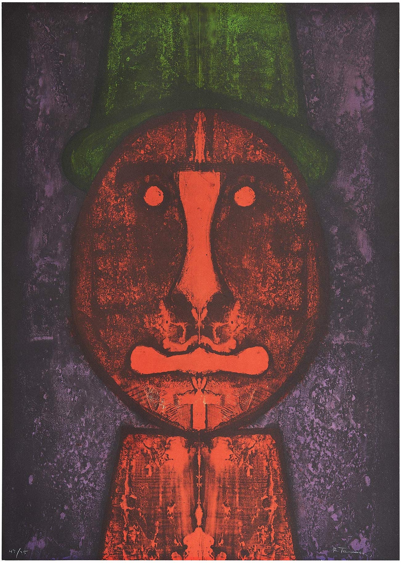 <p><strong>RUFINO TAMAYO</strong> <em>Cabeza en rojo (Head in Red),</em> &pound;1,500&ndash;2,000</p>
