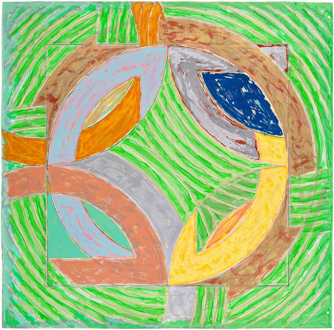 <p><strong>FRANK STELLA</strong> <em>Polar Co&ndash;ordinates IV,</em> from <em>Polar Co&ndash;ordinates for Ronnie Peterson,</em> &pound;5,000&ndash;7,000</p>
