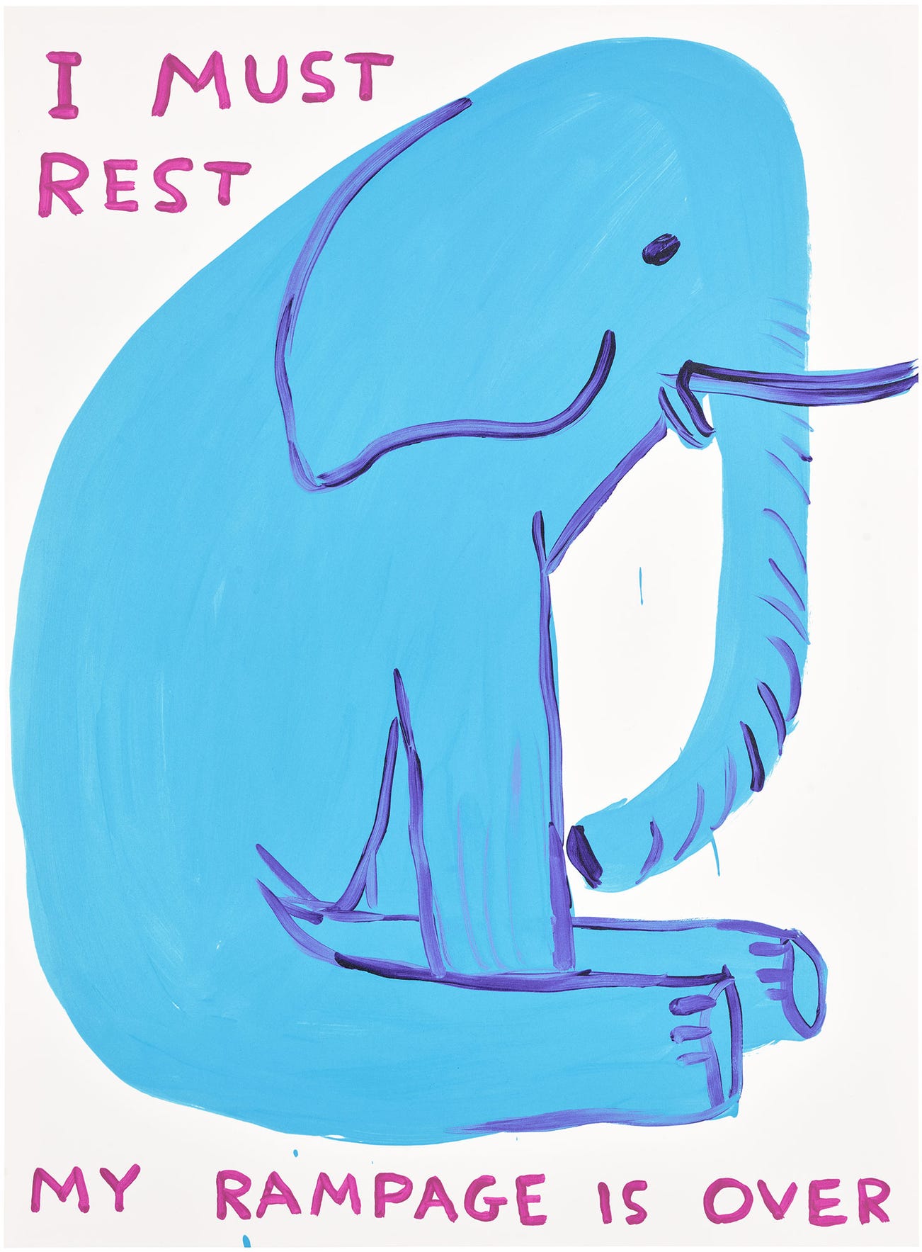 <p><strong>DAVID SHRIGLEY</strong> <em>My Rampage is Over,</em> £5,000–7,000</p>