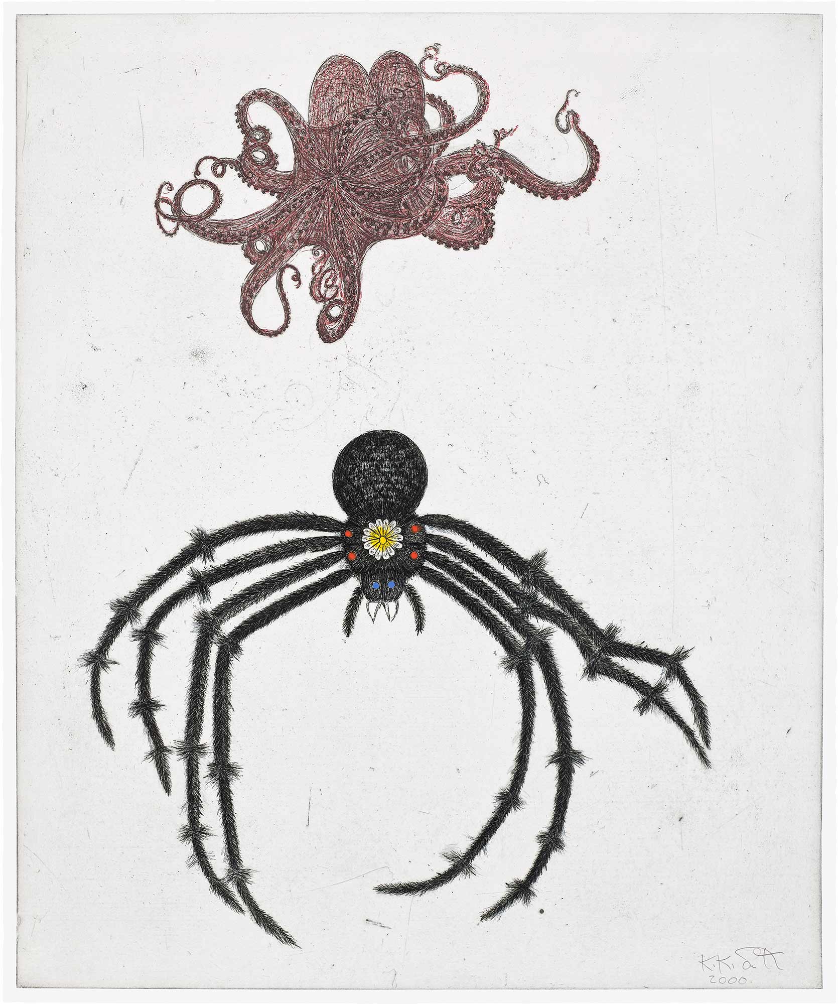 <p><strong>KIKI SMITH</strong> <em>Untitled (For David Wojnarowicz), </em>from<em> 1989: A Portfolio Honoring Artists Lost to AIDS, </em>£1,000–1,500</p>