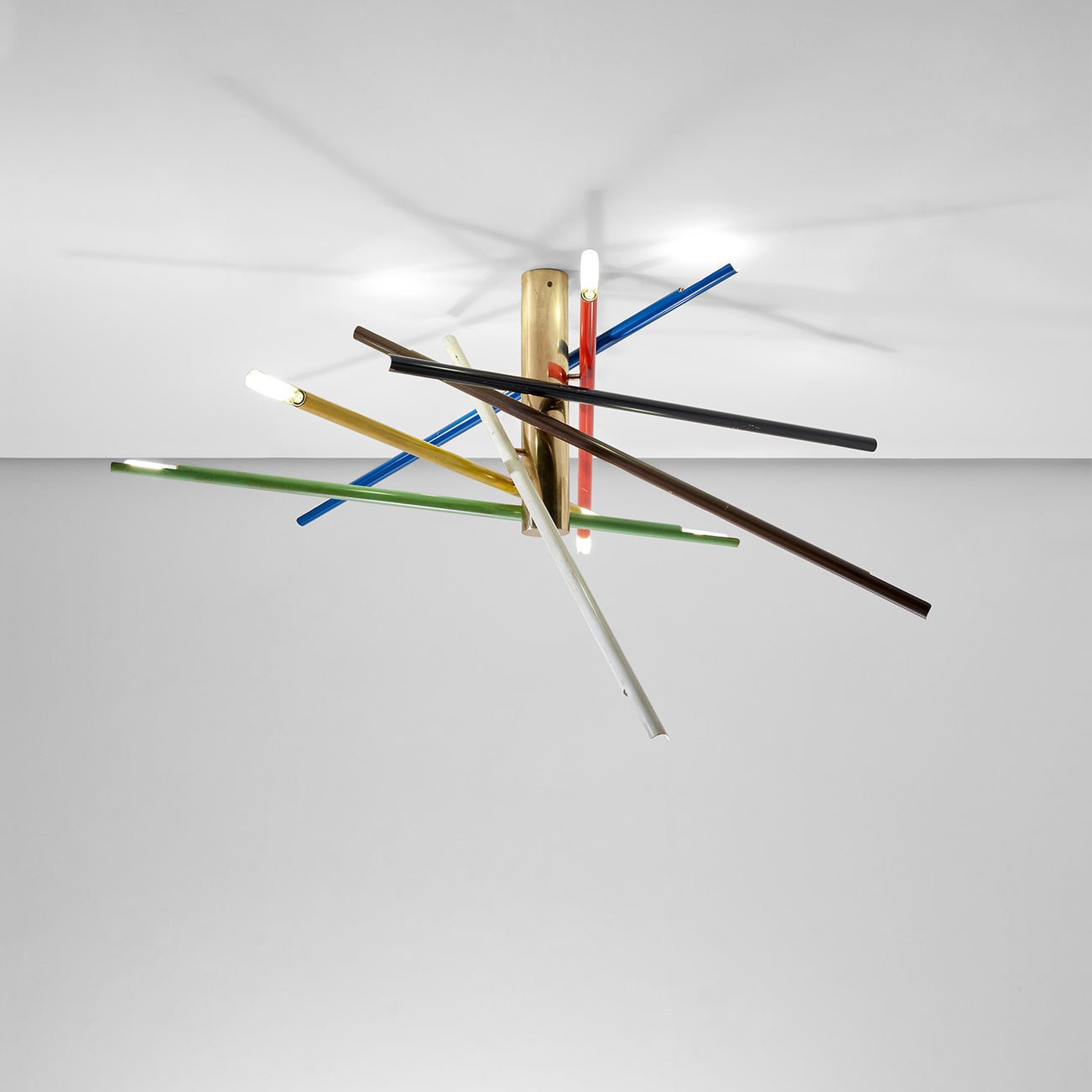 Rare adjustable chandelier, model no. 2076