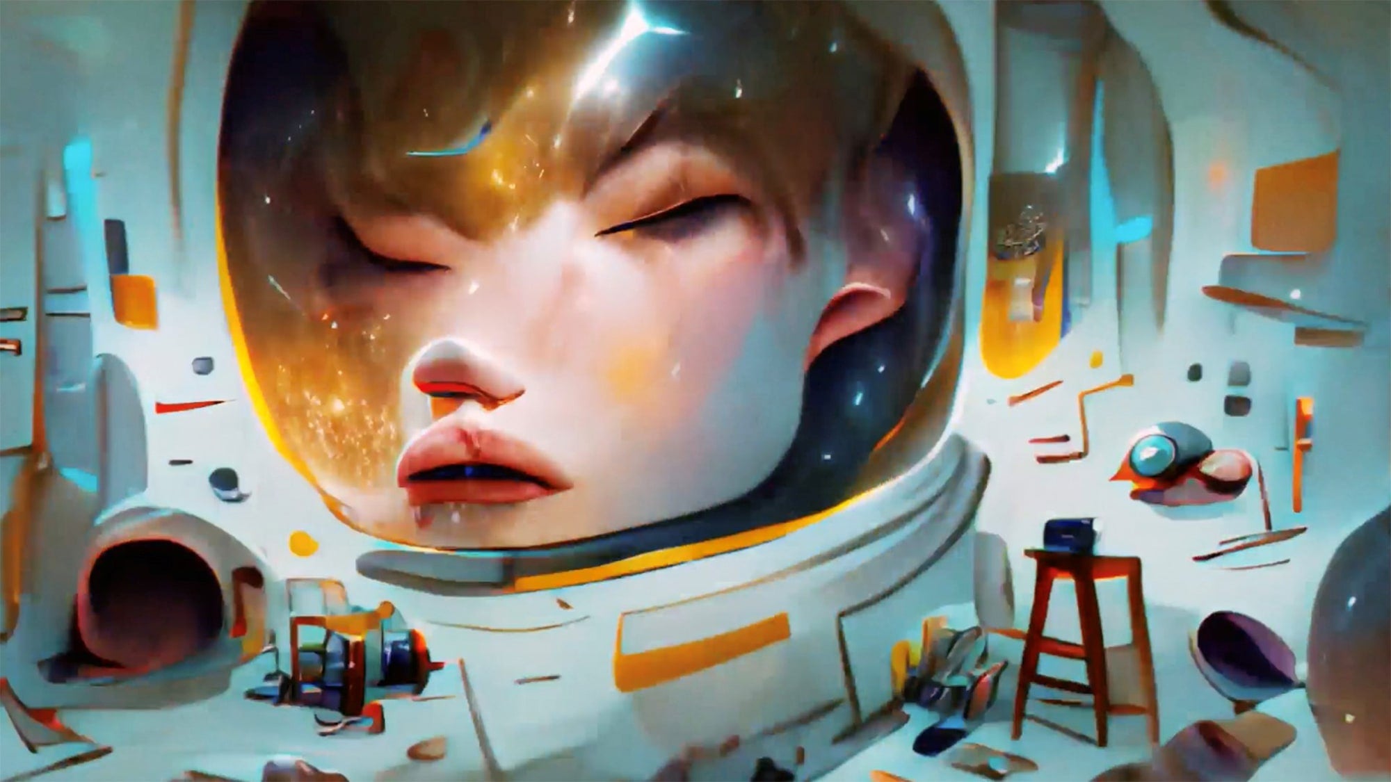 <p><strong>ANNE SPALTER </strong><em>Unconstructed Dream Space #2: Inner and Outer Space</em></p>