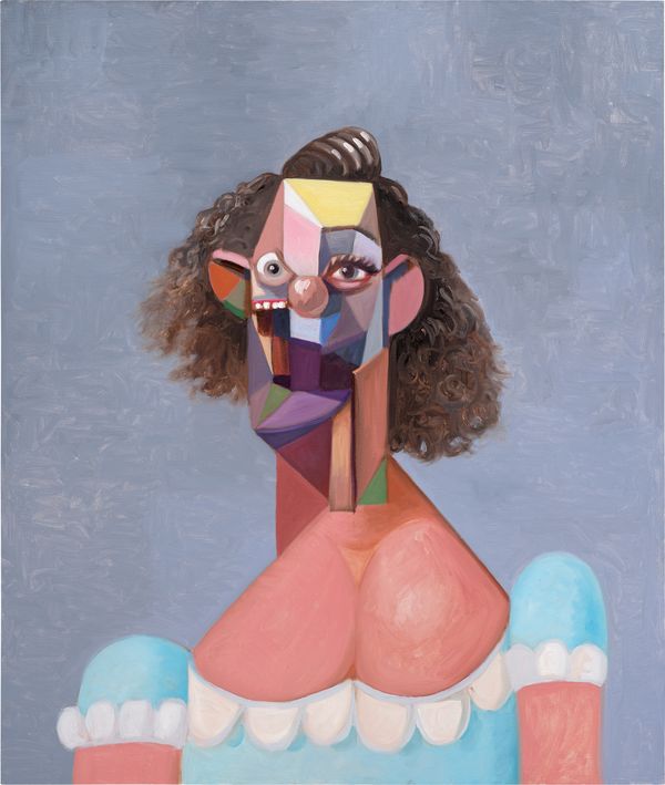 Contemporary Cubism: George Condo's 'Young Girl with Blue Dress'