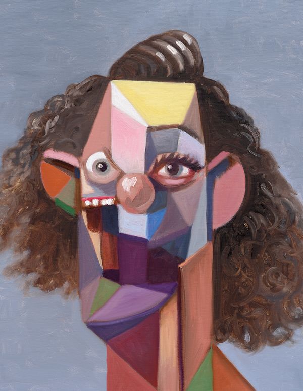 Contemporary Cubism: George Condo's 'Young Girl with Blue Dress'
