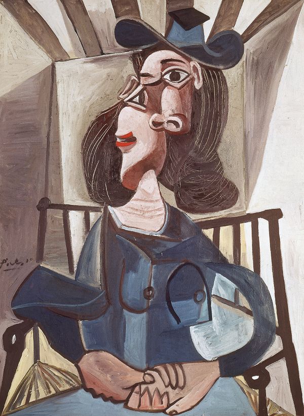Contemporary Cubism: George Condo's 'Young Girl with Blue Dress'