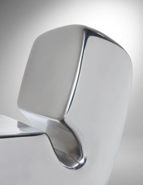 Light and Malleable: Marc Newson Maneuvers Polished Aluminum