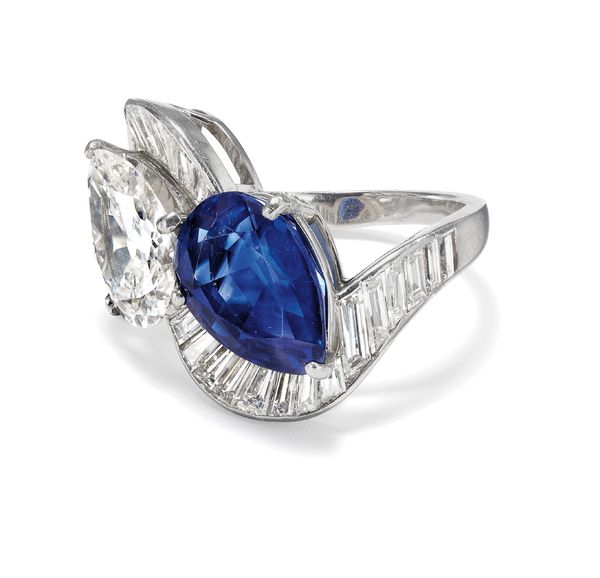 Bulgari in Blue: An Important Kashmir Sapphire, Diamond and Platinum Ring