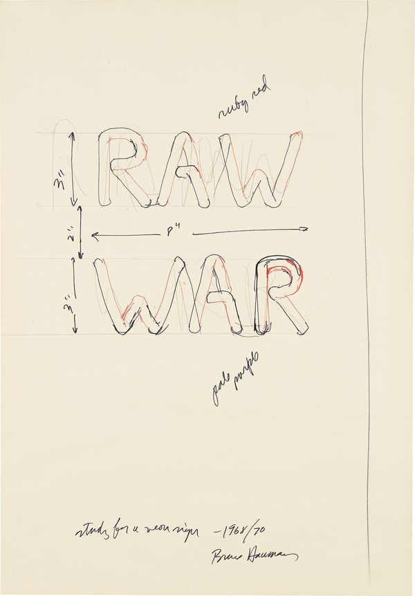 Bruce Nauman: Now at Phillips