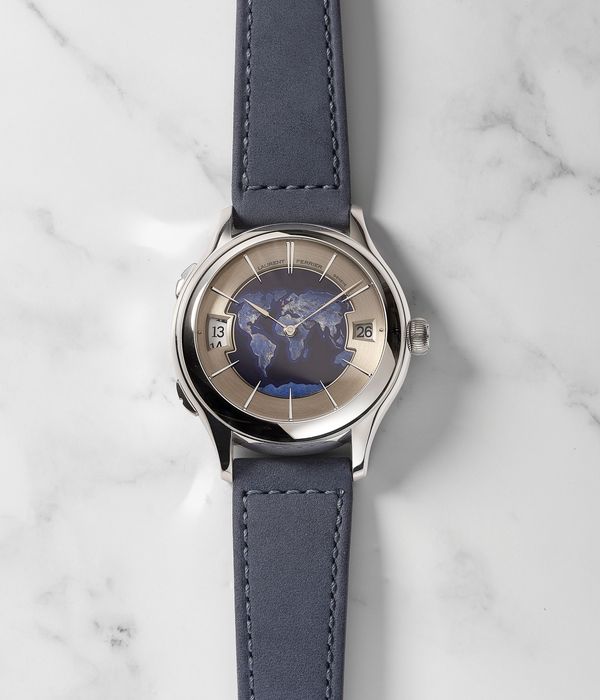 Lot 249 laurent Ferrier Gallet Traveller Blue Night Globe