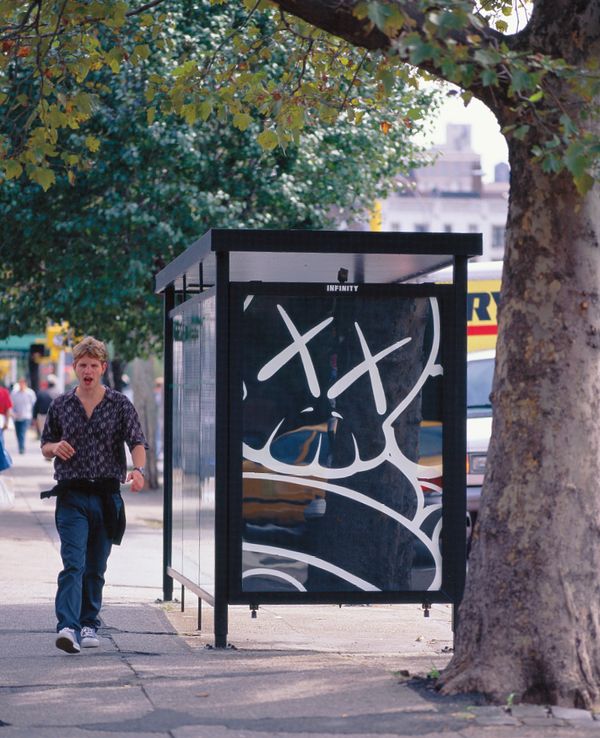 Within the Language of the Ad: KAWS' Bus Stop Traveler