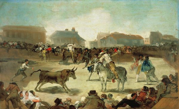 In the Spanish Tradition: Barceló's Dynamic Bullfight