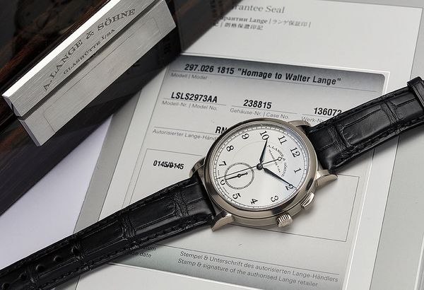 An Introduction To The 1815 Homage to Walter Lange