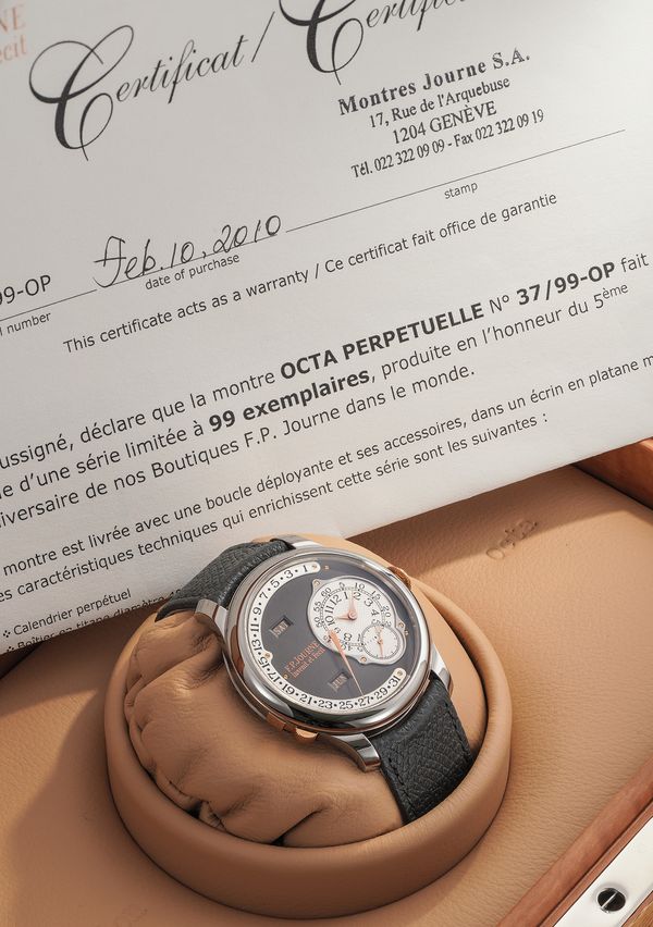 Looking For A Rare F.P. Journe? Try One With A Black Or Grey Dial