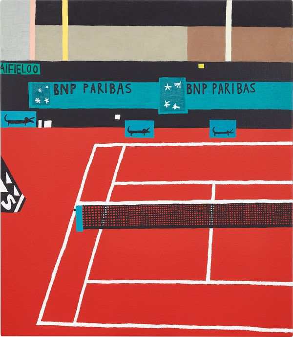 Pop Meets Modernism: Jonas Wood's Tennis Courts