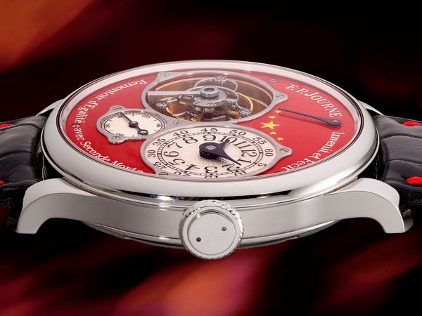 Lot 895: A one-of-five F.P. Journe Tourbillon Souverain, “Chine 2010 38” in platinum to commemorate the opening of the brand’s Beijing boutique, included in the Phillips Hong Kong Watch Auction: XXII. Estimate: in Excess of HKD $7,800,000