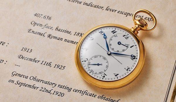 The Top Pocket Watches Included in the New York Watch Auction: X