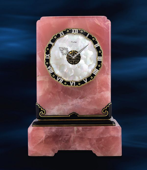 cartier art deco clock