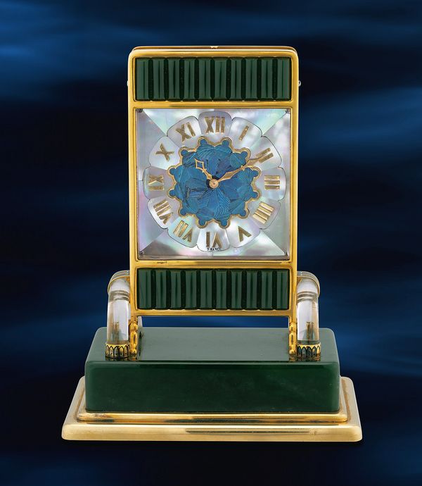 cartier art deco clock