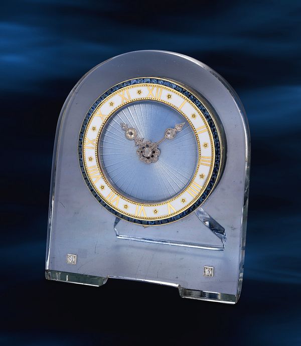 cartier art deco clock