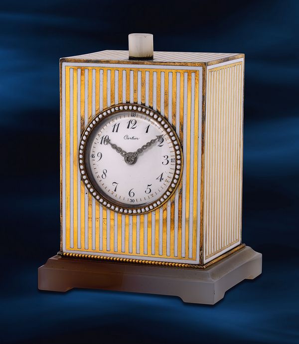 cartier art deco clock