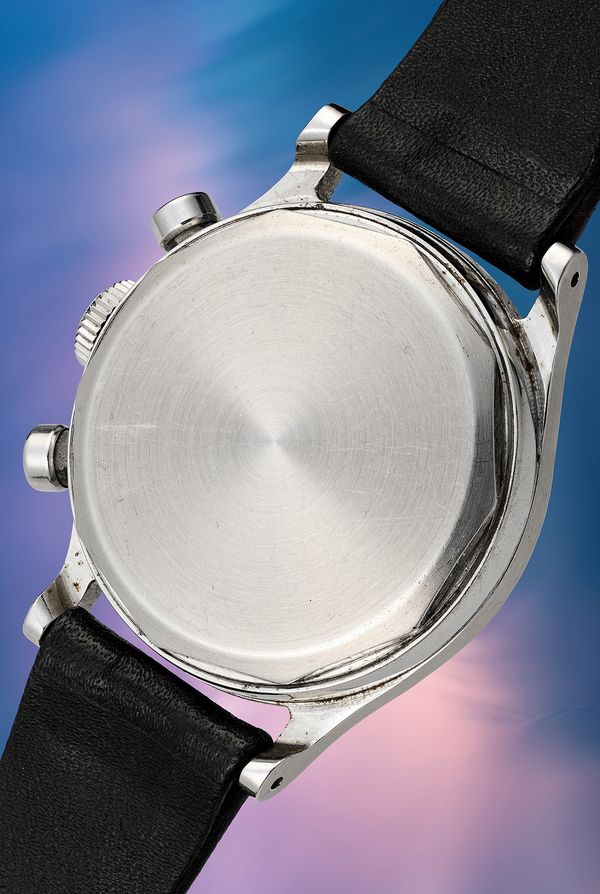 An Incredible, Fresh-to-Market 1950s Patek Philippe Chronograph Ref. 1463 in Steel with Breguet Numerals