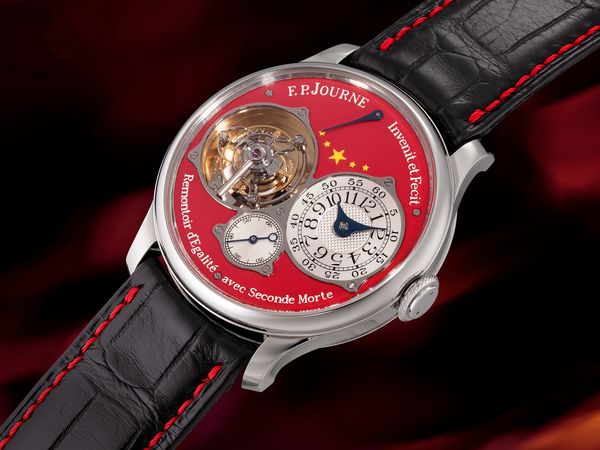 Lot 895: A one-of-five F.P. Journe Tourbillon Souverain, “Chine 2010 38” in platinum to commemorate the opening of the brand’s Beijing boutique, included in the Phillips Hong Kong Watch Auction: XXII. Estimate: in Excess of HKD $7,800,000