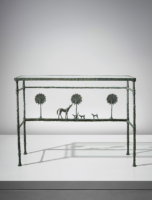 Diego Giacometti's 'La promenade des amis' Console