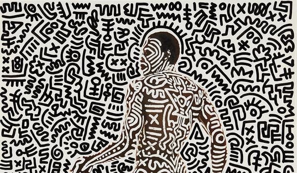 Keith Haring's Use of Body as Canvas
