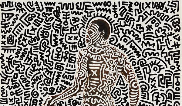 Keith Haring's Use of Body as Canvas