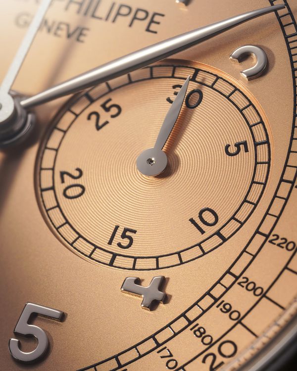 A circa 2015 Patek Philippe Chronograph Ref. 5070G-014 'Saatchi Edition' in 18k white gold with a salmon dial, included in the Phillips Geneva Watch Auction: XXIII.