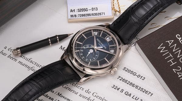 In Focus: The Patek Philippe Annual Calendar Moonphase Ref. 5205