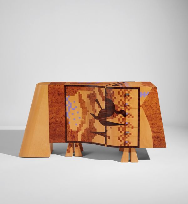 Alessandro Mendini and Giorgio Gregori at the XVII Milan Triennale