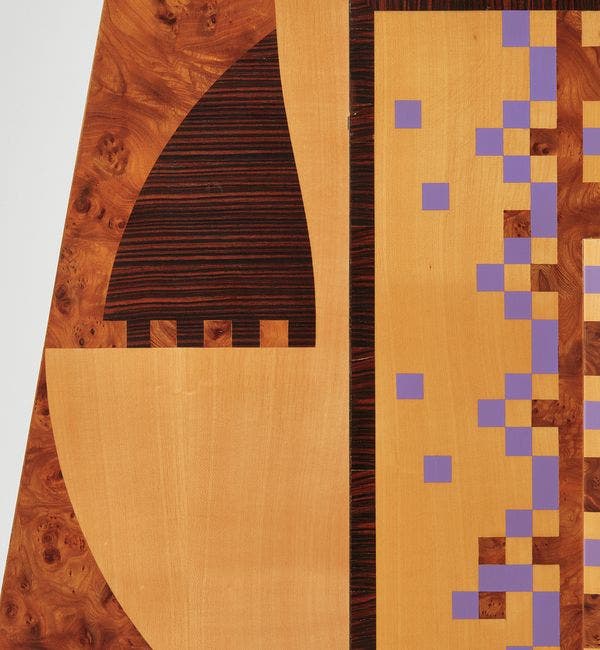 Alessandro Mendini and Giorgio Gregori at the XVII Milan Triennale