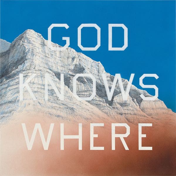 Ed Ruscha: Word Becomes Picture