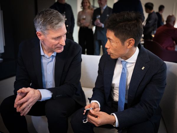 Aaron Becsei explains the inspiration behind Pameus at the recent event at Phillips Geneva.