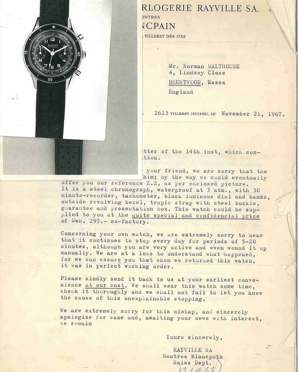 Why Vintage Blancpain Tool Watches Are Some of the Coolest Out There