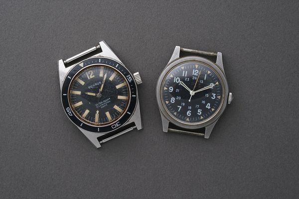 Made For The CIA: A Pair Of Military-Spec American Watches, Assigned To A United States Air Force Senior Master