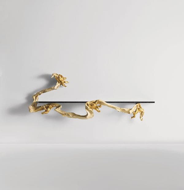 Sculptural Extension: Lucio Fontana and Osvaldo Borsani’s Wall-mounted Console