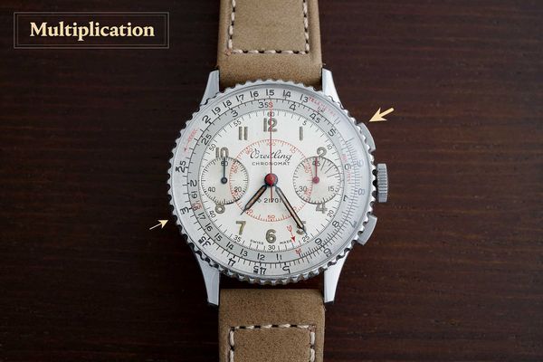 Breitling Chronomat Slide Rule How it works