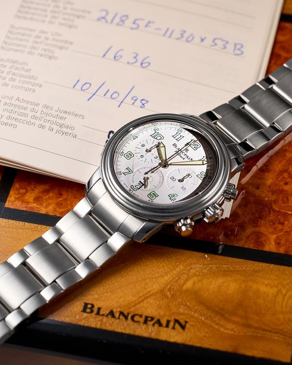Blancpain Léman Flyback Chronograph watch.