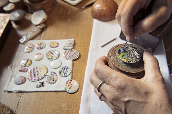 From the Eye of a Master Enameller: Neige de Printemps
