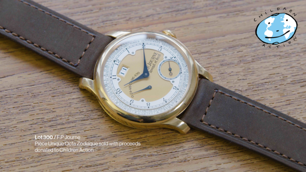 Made for Children Action This Unique F.P. Journe Returns To Auction To Benefit the Foundation Again