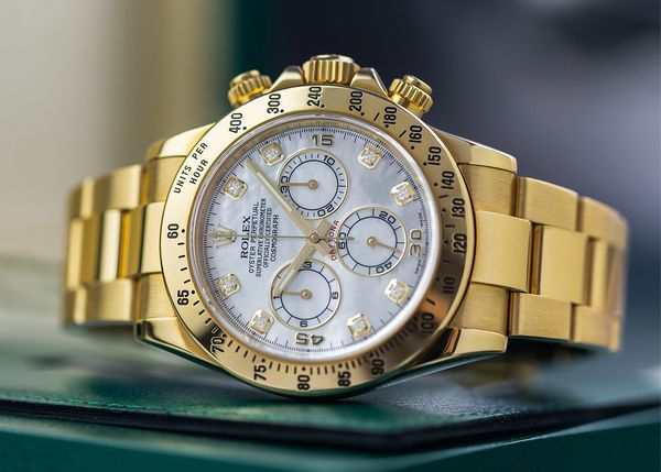 Perpetual Picks: A Pair Of Precious-Metal Rolex Daytonas With Mother-Of-Pearl Dials